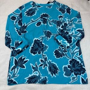 Jm Collection Plus Size Felicia Floral Utility Top size 2X